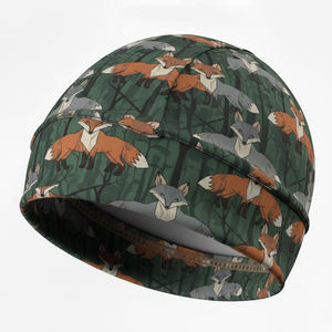 Gorro Deportivo para Correr y Ciclismo, Sublimado, con Estampado DTG, Diseño Personalizado, Gorro de Punto Sublimado Digital, Gorro sin Puño - Product Image 4