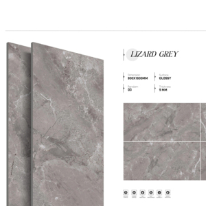 Azulejos de porcelana brillante de alta gama en formato grande 800x1600 1200x1800 750x1500mm, azulejos premium para pisos y paredes para proyectos de lujo - Product Image 1