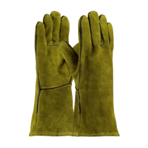 Gants de sécurité industriels de haute qualité en cuir de vachette pleine fleur, gants de soudeur, protection des mains excellente, travail - Product Image 3