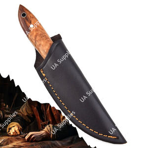 มีดเหล็กคาร์บอน 1095 คุณภาพสูง ตีขึ้นรูปด้วยมือ ดีไซน์วินเทจ ใบมีดแบบดรอปพอยต์ สำหรับล่าสัตว์ ตัดหนัง ใช้งานกลางแจ้ง บุชคราฟท์ แคมป์ปิ้ง สีเขียวมะกอก - Product Image 5