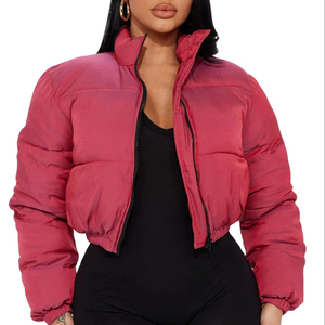 Veste d'hiver chaude pour femme Glory entièrement personnalisée, vêtements ajustés pour femme, rembourrage en duvet isolant - Product Image 1