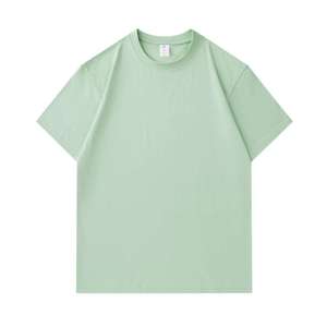 เสื้อยืดคอกลมแขนสั้นแบบยูนิเซ็กซ์ ผ้าฝ้าย 100% สีพื้นเรียบ ทรงเข้ารูป ระบายอากาศได้ดี พิมพ์ลายดิจิทัล สำหรับทีม ฤดูใบไม้ผลิ - Product Image 2