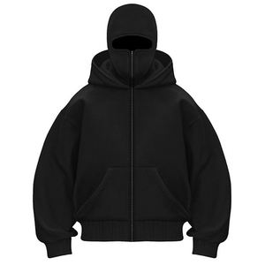 Sudadera con capucha de invierno de doble costura, 100% poliéster polar, ecológica, con logo personalizado, precio de fábrica, producción a granel en todo el mundo - Product Image 6
