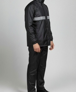 New RTS Custom Logo Men's Nylon <b>Wind</b> <b>Breaker</b> Contrast Panel With Pant Set For Summer Breathable Set Highstreet Zipper Jacket - Product Image 2
