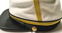 Reproducción de Gorra de Caballería Francesa Kepi, Bordado Blanco y Dorado, Todas las Tallas, Gorras Bummers