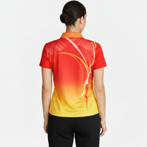 Custom Logo women pickleball Polo Shirt Breathable Quick Dry uv protection skin friendly sports Jersey OEM ODM - Product Image 2