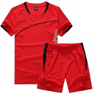 Hot Selling Custom Printed V-neck Short Sleeve Buckle Closure Quick Dry 100% Polyester Men's Soccer Jersey Football Kit - Product Image 4