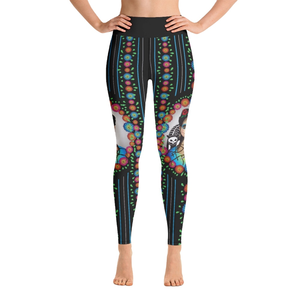 Women's Custom Mid-Waisted Push-<b>Up</b> Yoga Leggings SEAMED Knitted Fabric Workout Pants Custom Color Fitness Anti-Bacterial - Product Image 5