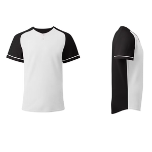 เสื้อเบสบอลผู้ชายคุณภาพสูงรุ่นล่าสุด ระบายอากาศได้ดี ทรงพอดีตัว คอเสื้อโค้งมน ชายเสื้อโค้งมน สีพื้น แขนสั้น สั่งทำได้ - Product Image 5