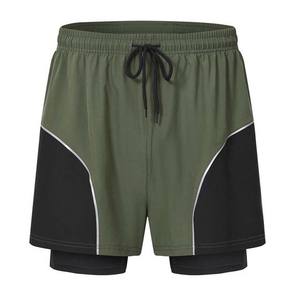 Shorts de sport pour hommes, course à pied, fitness, décontractés, extérieur, imperméables, séchage rapide, tissés avec cordon de serrage - Product Image 1