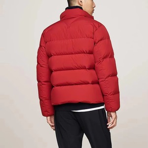 Manteau matelassé zippé léger pour homme, nouvelle collection 2026, en tissu peigné, avec col montant et logo frontal, idéal pour l'hiver - Product Image 6