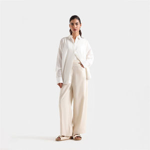 Pantalones Casuales de Alta Calidad para Mujer, Talla Grande, para Todas las Temporadas, Personalizados, de Cintura Media, Pierna Ancha, Transpirables y Elegantes para el Invierno - Product Image 1