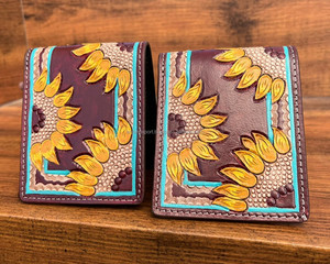 Cartera de cuero de alta calidad con dos pliegues y ranura para tarjeta de crédito para hombre, cartera delgada de cuero de vaca genuino, cartera multifunción corta - Product Image 3