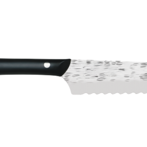 9 Inch Bread <b>Knife</b> Serrated Stainless Steel Blade Black Riveted Handle Professional Kitchen Slicer for Bread <b>Cake</b> Pastry <b>Cutting</b> - Product Image 2