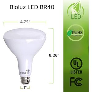 หลอดไฟ LED BR40 แพ็ค 4 หลอด 120W หรือเทียบเท่า ปรับความสว่างได้ แสงวอร์มไวท์ 2700K 16W 1400 ลูเมน CRI สูง - Product Image 3