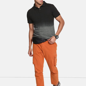 Polo de Manga Corta para Hombre, Color Degradado, Tejido de Algodón, Transpirable, Corte Regular, Casual, el Mejor Artículo, Gorras, Camisetas Polo - Product Image 5