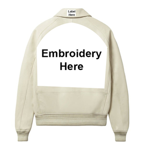 Fabricante ODM/OEM Personalizado, Chaqueta de Cuero para Hombre, Bordada, con Capucha, Gruesa, Informal, Estilo Béisbol - Product Image 4