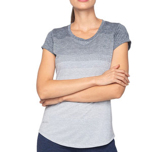T-shirt en coton à col rond pour femmes, manches courtes, doux, respirant, décontracté, tendance, vente en gros, fabricant - Product Image 1