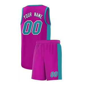 Uniforme de basket-ball unisexe élégant, nom d'équipe personnalisé, taille élastique sans couture, maille polyester légère, respirante, séchage rapide - Product Image 3