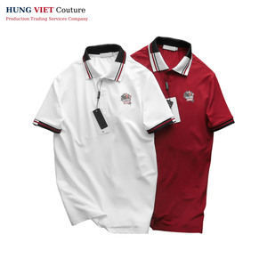 OEM Sport Polo Neck Shirts Hombres Regular Fit Camiseta de manga corta Ligero Vietnamita Venta al por mayor Colección de verano - Product Image 1