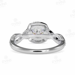 D'vins Jewels แหวนหมั้นเพชรสีทอง18K สำหรับผู้หญิงได้รับการรับรองมาตรฐาน IGI - Product Image 6