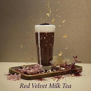 Polvo para Té de Burbujas KEIFU Red Velvet 3 en 1, Mezcla para Bebidas, Marca Privada OEM, Polvo para Té de Burbujas con Certificación HALAL, HACCP e ISO22000 - Product Image 4