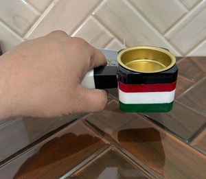 Quemador Bakhoor multicolor estilo Ángel pulido de resina epoxi dura con mango hecho a mano para decoración de Mesa del hogar - Product Image 3