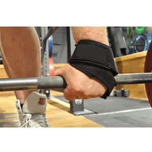 สายรัดข้อมือรูปเลข 8 สำหรับออกกำลังกาย ยี่ห้อ Factory Manufacturing สำหรับเล่นกีฬา ฟิตเนส ยิม อุปกรณ์ยกน้ำหนัก เดดลิฟท์ พาวเวอร์ลิฟท์ติ้ง - Product Image 4