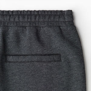 Pantalon de survêtement gris en coton pour homme, taille élastique avec cordon de serrage, décontracté, pour l'automne - Product Image 6