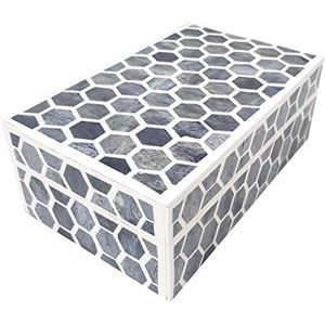 Handmade Bone Inlay Storage Case With Beautiful Decorative Pattern For Accessories Jewelry Trinkets And <b>Keepsakes</b> - Product Image 3