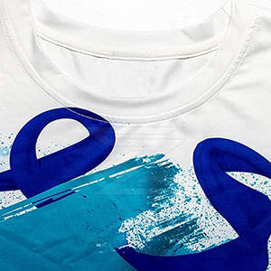 Camiseta de algodón para hombre, informal, de verano, con estampado DTG duradero, manga corta, cuello redondo, informal. - Product Image 4