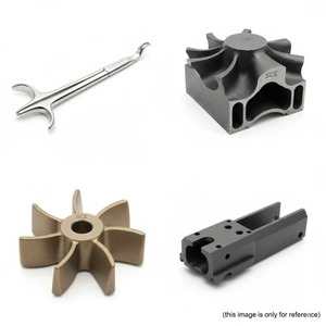 ชุดส่วนประกอบตัวเรือนกลึง CNC ใบพัดลมทองเหลือง ใบพัดกังหันเหล็กกล้าไร้สนิมหล่อขึ้นรูปแบบกำหนดเองสำหรับงานหนัก - Product Image 4