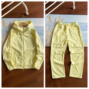 Ensemble de survêtement décontracté pour homme avec logo personnalisé, en molleton épais pour l'automne et l'hiver, avec capuche, jogging, séchage rapide, respirant, athlétique - Product Image 3