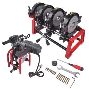 Soldador manual de fusión de tubos de 4 abrazaderas 63-160MM PP PE PVC Máquina de soldadura por fusión a tope para plástico para tamaños 63-160MM - Product Image 2