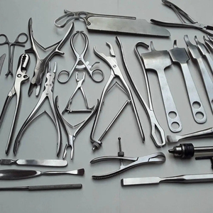 30PCS <b>Bone</b> Cutting and Drilling Instrument Set Trauma Surgery Tools Medical Grade Stainless Steel Procedure Kit - Product Image 5