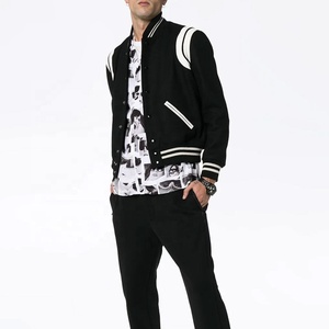 Wholesale Customize Plus Size Men's <b>Jackets</b> Bomber Lettermen <b>Jacket</b> for Men Wholesale Unisex Fashion <b>Jacket</b> 2025 - Product Image 4