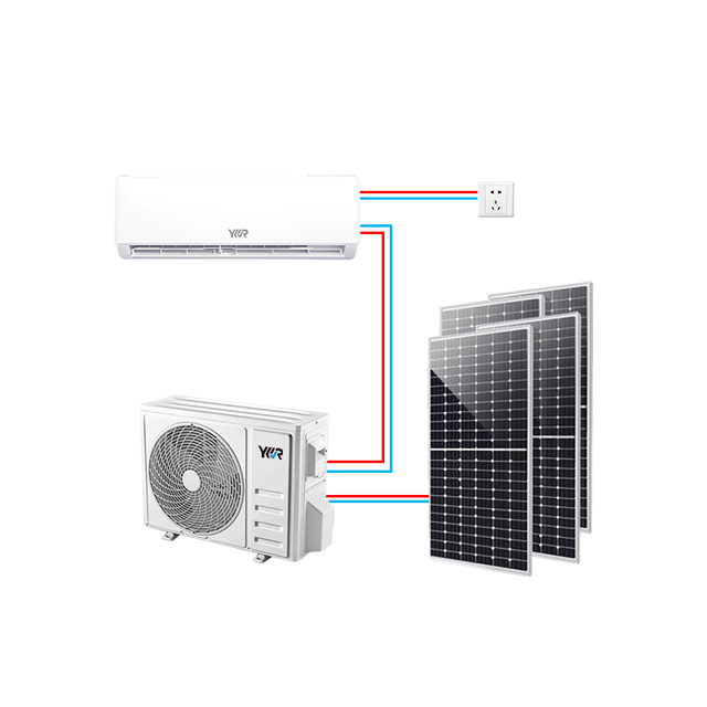 On-Grid Solar Panels air Conditioner Wall Mounted Monoblock air Source Hybrid AC Solar Air Conditioner