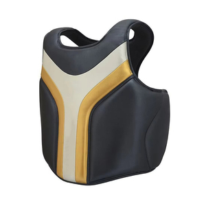 Black White PVC Boxing Chest Protector <b>Training</b> Gear Protective Equipment for MMA Muay Thai Winter Customized Packaging & Brand - Product Image 2