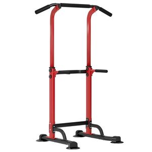 Stazione Multifunzione per Allenamento Domestico, Barra per Trazioni Regolabile, 10 Altezze, Capacità 400 LBS, Struttura in Acciaio - Product Image 1