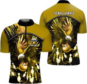Sublimated Custom <b>Bowling</b> Jerseys High-Quality Personalized Designs for Tournaments Comfortable and Breathable - Product Image 3