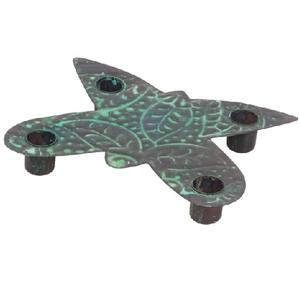 ที่วางเทียนรูปผีเสื้อ ดีไซน์ดอกกุหลาบ สำหรับคริสต์มาส ทำจากเหล็ก ทนทาน ปรับขนาดได้ เหมาะสำหรับตกแต่งบ้าน โรงแรม โต๊ะอาหาร งานปาร์ตี้ - Product Image 1