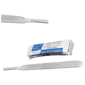 Manche en métal adapté au dermaplaning, aux instruments chirurgicaux et médicaux, et aux équipements professionnels, manche réutilisable - Product Image 1