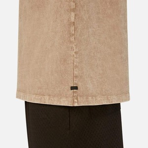 Ensemble T-shirt et short pour homme, effet délavé, vente en gros, 100% coton, logo personnalisé imprimé, ensembles d'été - Product Image 6