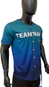 <b>Baseball</b> & Softball Wear Premium Quality <b>Baseball</b> Jersey 2026 Gradient Ramp OEM Custom Jersey Uniform - Product Image 3