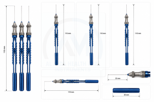 AL MIDA Pinces chirurgicales ophtalmiques de précision en acier inoxydable, certifiées CE, instrument de classe II avec prise en main facile - Product Image 4