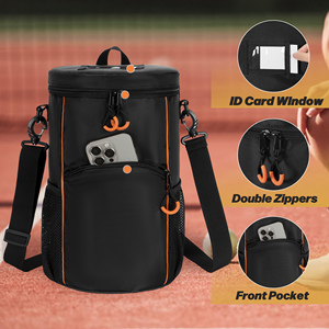 Bolsa de béisbol y softbol de gran capacidad con múltiples compartimentos para hombres y mujeres, portátil, con ruedas, función de rodamiento suave y compartimento separado para zapatos. - Product Image 2