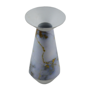 Vase à fleurs en métal de luxe au design élégant pour la décoration de table de mariage en extérieur, pots de fleurs émaillés à prix abordable, vente chaude - Product Image 5