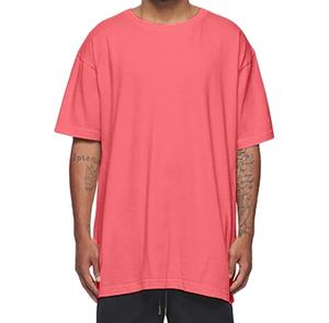 Camiseta de gran tamaño de Color sólido para mujer, Camiseta de algodón con logotipo personalizado, fabricación de Pakistán, superventas, hombro caído, cuello redondo, servicio OEM - Product Image 3