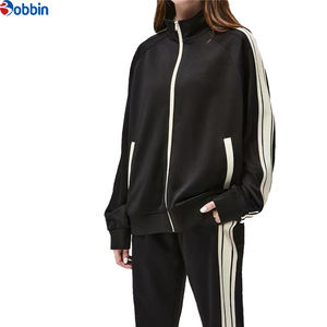 Ensemble de survêtement unisexe tendance, décontracté, à manches longues, avec pantalon large, pour couple, idéal pour la course et l'entraînement en extérieur - Product Image 3