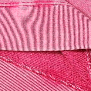 เสื้อสเวตเชิ้ตผ้าคอตตอนผสมเนื้อนุ่มสบาย ล้างสีแบบแอซิดวอช พร้อมปลายแขนเสื้อแบบริบ เสื้อสเวตเชิ้ตแบบแอซิดวอชสำหรับใช้ในชีวิตประจำวัน เสื้อสเวตเชิ้ตแบบแอซิดวอช - Product Image 6